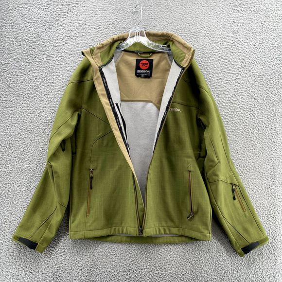 Rossignol Jacket Adult Medium Green SoftShell Ski Snowboard Sample Outdoor Men's - Picture 5 of 11